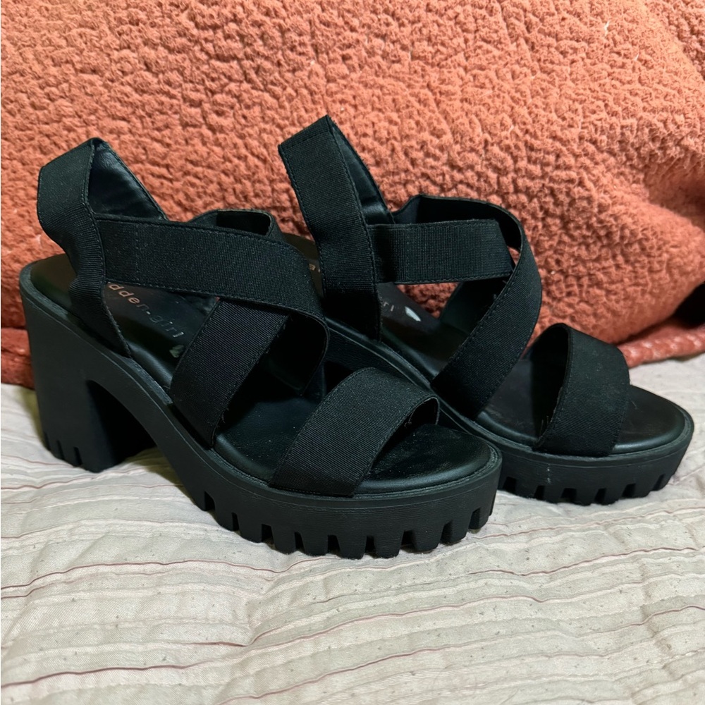 Madden Girl Block Sandals